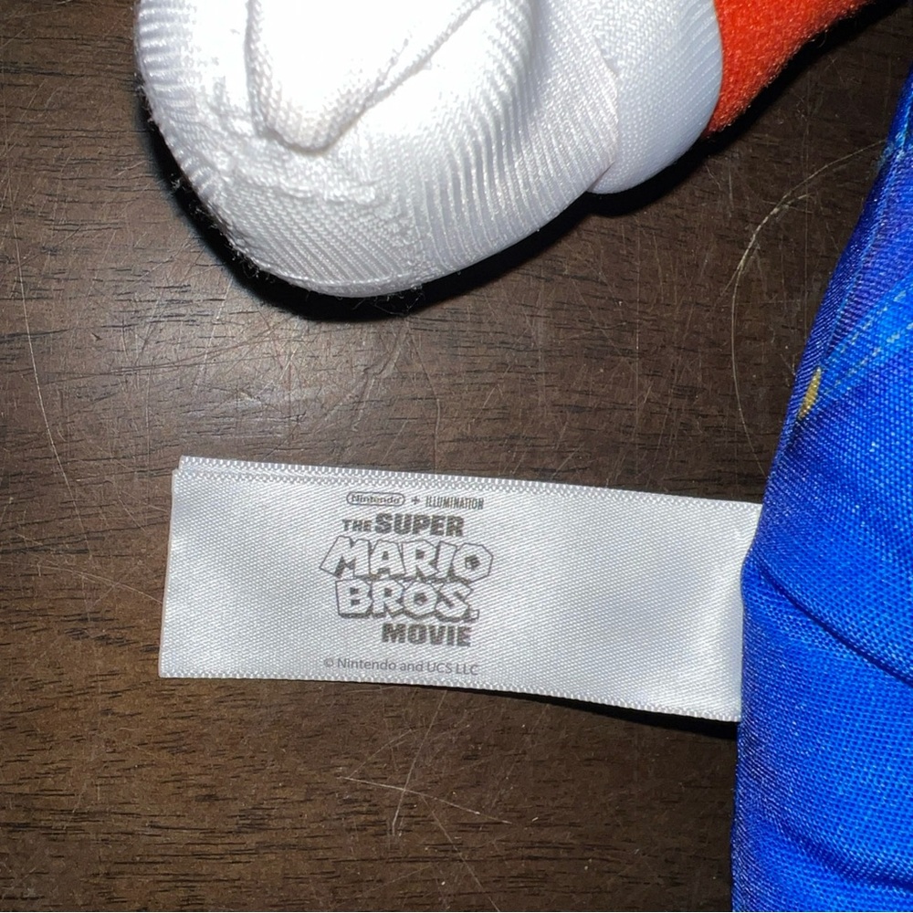Super Mario Bros Movie MARIO Poseable Plush Figure Jakks Pacific Toy Nintendo - Picture 8 of 16